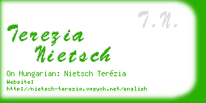 terezia nietsch business card