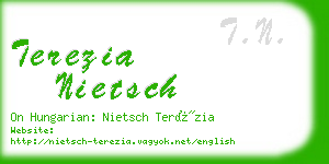 terezia nietsch business card